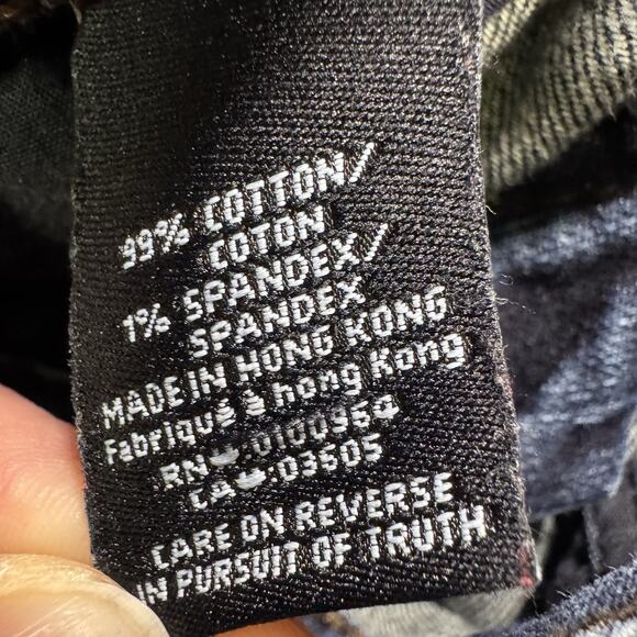 Akademiks New York Womens 32 Denim Jeans Embroidered Bling Sequins Stretch - Picture 5 of 8